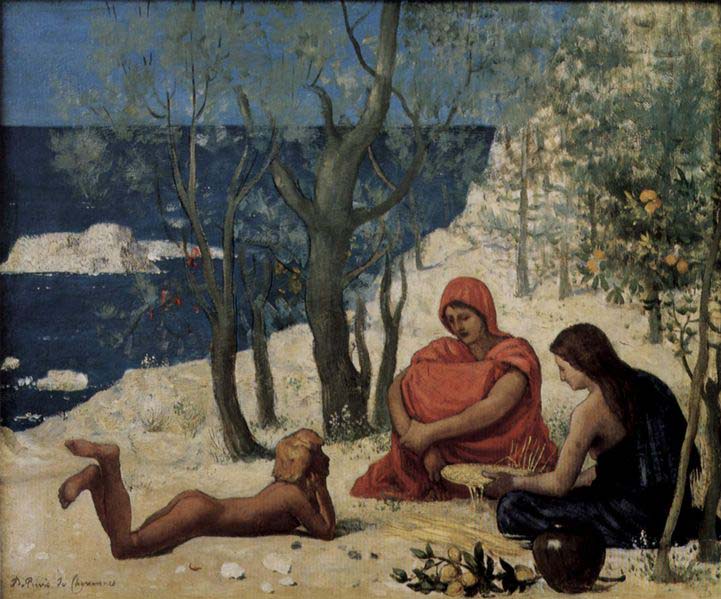 Pierre Puvis de Chavannes The White Rocks